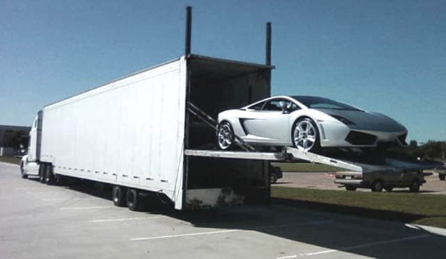 Vehicle shipping via open carrier Vehicle shipping via open carrier